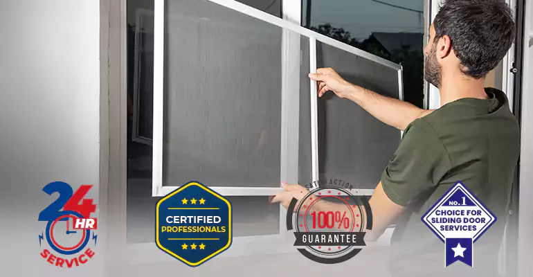 Sliding Screen Door Frame Repair in Jupiter